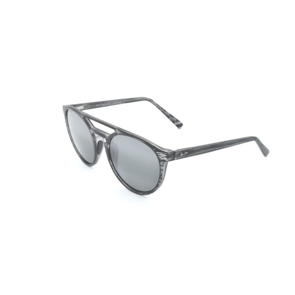 Maui Jim   AH DANG! 781-11MS  Matte Grey Stripe Frame Neutral Grey Polarized